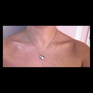 Tiffany's Elsa Peretti full heart-14 inch chain